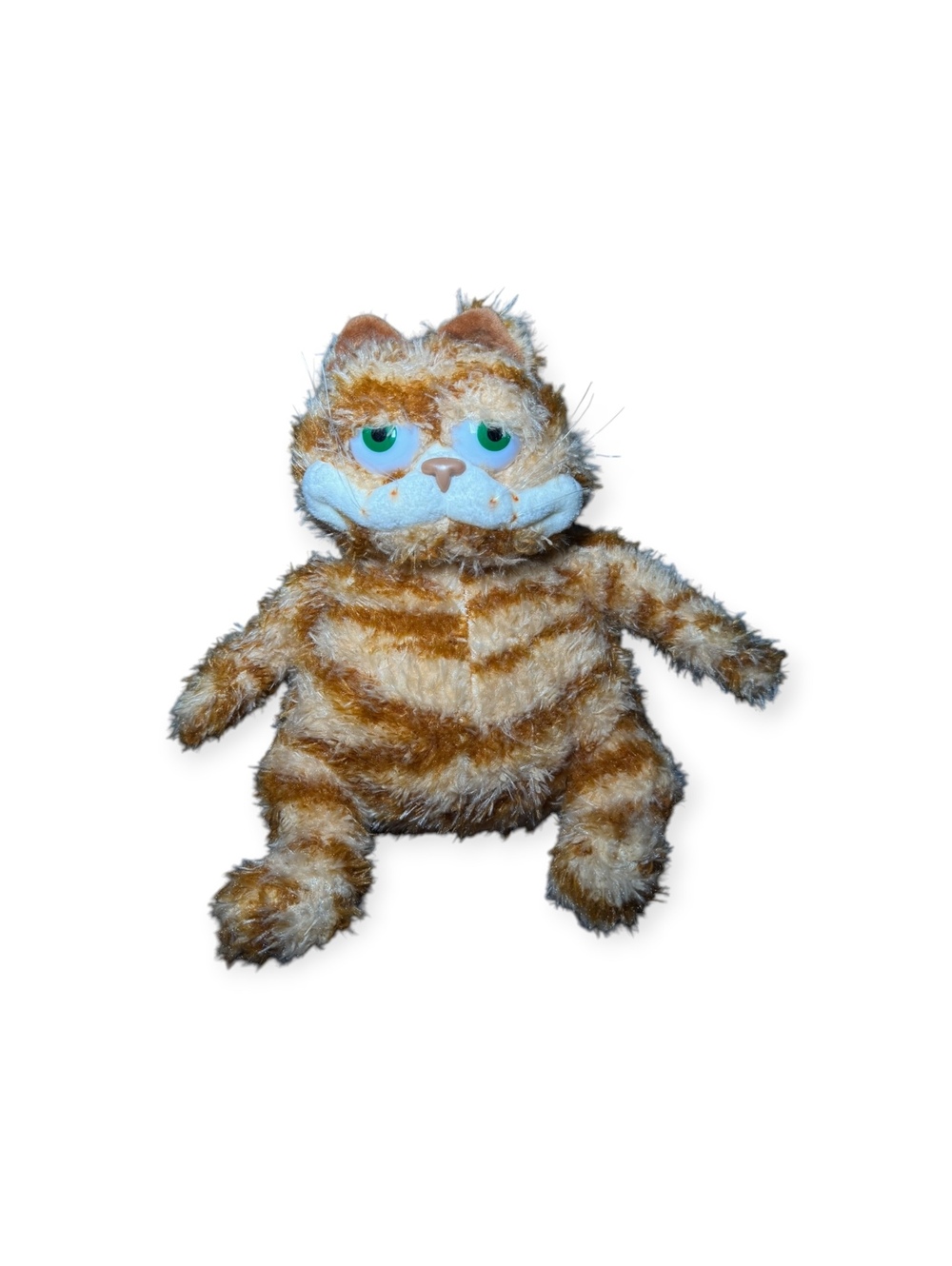 FEI MAO Orange Striped Fat Tabby Cat Silly Chubby Kitty Plus Toy Stuffed Animal
